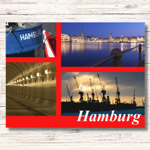 Carte Postale Postkarte de Hambourg