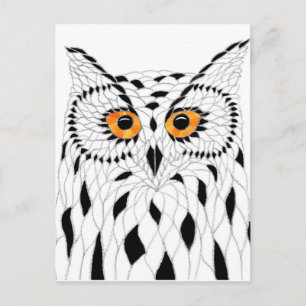 Carte Postale Postkarte Eule