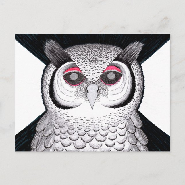 Carte Postale Postkarte Eule (Devant)
