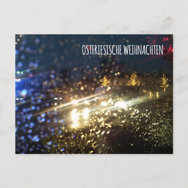 Carte Postale Postkarte „Ostfriesische Weihnachten“ (Devant)