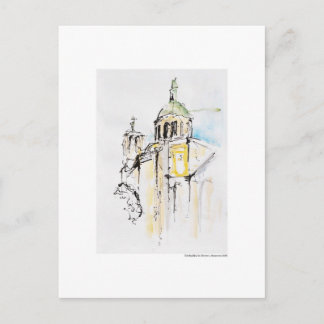 Carte Postale Postkarte Zeichnung Bleistift Hannover Landschaft