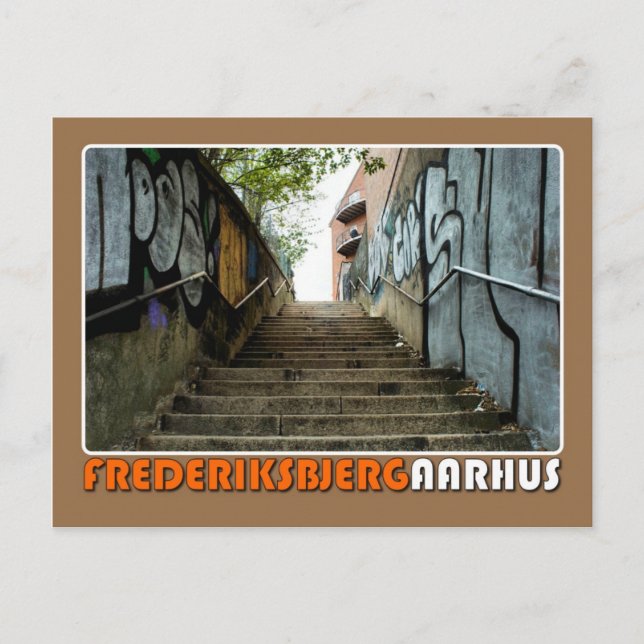 Carte Postale Postkort - Heksetrappen (Devant)