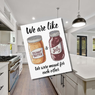 Carte Postale Pot de cacahuètes avec pot de confiture d'annivers