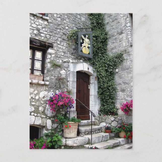 Carte Postale Poterie de la Tour à La Turbie, France (Devant)