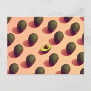 Carte Postale Potrait de fruits Avocado