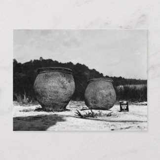 Carte Postale Pots anciens en argile, sud du Mexique