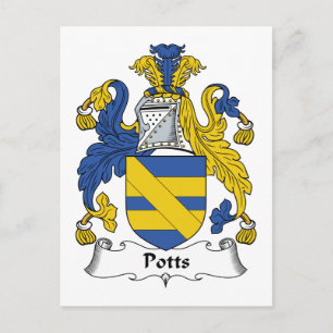 Carte Postale Potts Famille Crest