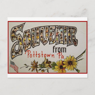 Carte Postale Pottstown Pennsylvania Souvenir