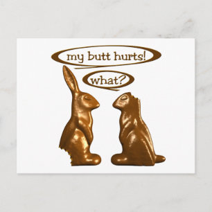 Carte Postale Poubelles au chocolat