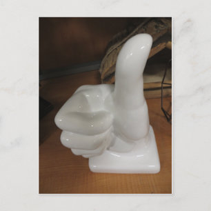 Carte Postale Pouce vers le haut Statue
