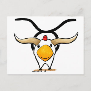 Carte Postale Poulet de Taurus