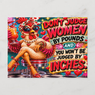 Carte Postale Poulet Drôle