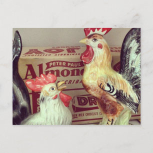 Carte Postale Poulets anciens