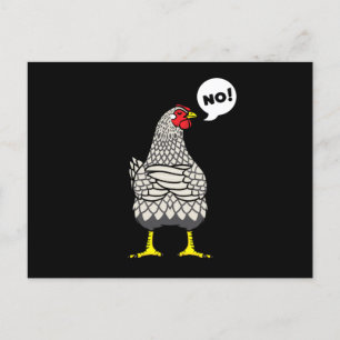 Carte Postale Poulets Wyandotte têtus