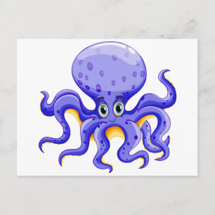 Carte Postale Poulpe