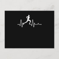 Pouls de course rythme coureur drôle piste et cham