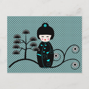 Carte Postale Poupée japonaise