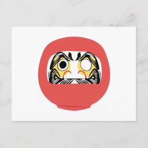Carte Postale Poupée japonaise Daruma