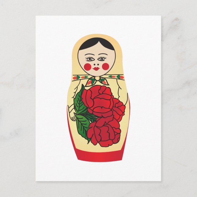 Carte Postale Poupée Matrjoška (Devant)
