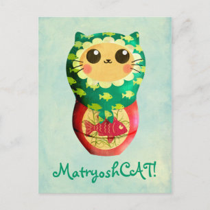 Carte Postale Poupée Matryoshka