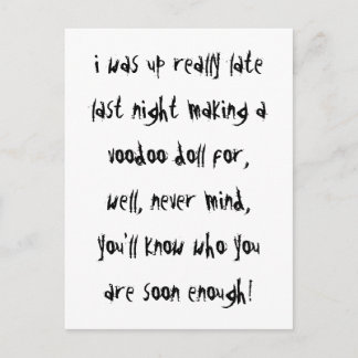 Carte Postale Poupées vaudou
