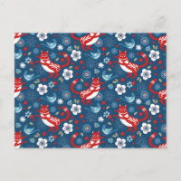 Carte postale pour amateur de chats