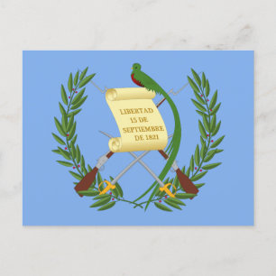 Carte postale pour armoiries du Guatemala