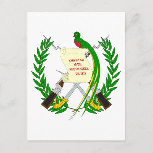 Carte postale pour armoiries du Guatemala