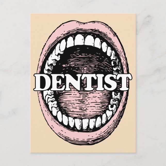 Carte postale pour dentiste (Devant)
