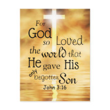 Pour Dieu si aimé le monde Jean 3:16 Bible Verse