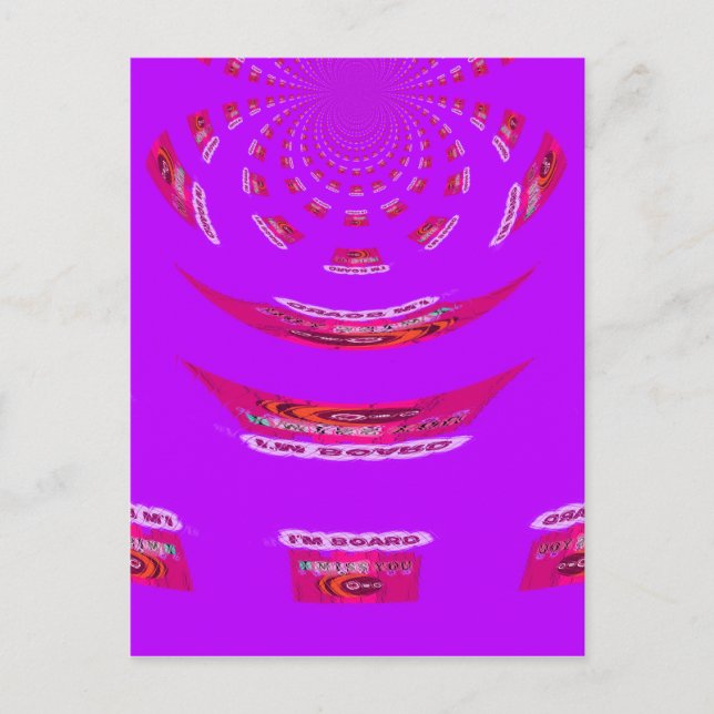 Carte Postale Pour drôle, je me manque de toi (Devant)