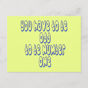 Carte Postale Pour être numéro un