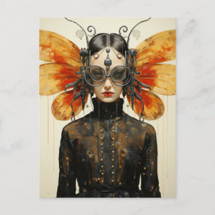 Carte postale pour femme de l'escadre d'insectes S