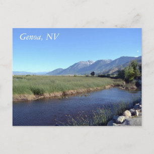 Carte postale pour Gênes, Nevada