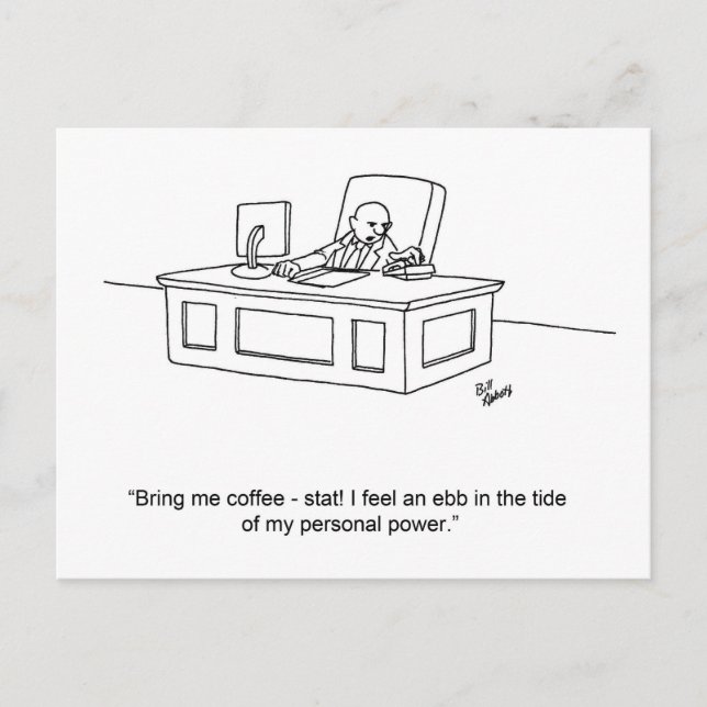 Carte postale pour Humour d'affaires amusant (Devant)