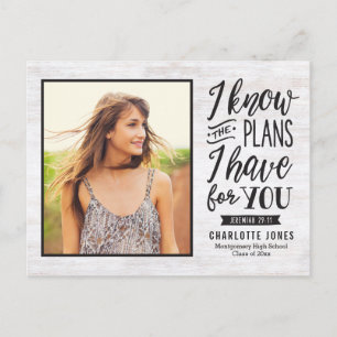 Carte postale pour les diplômés fidèles