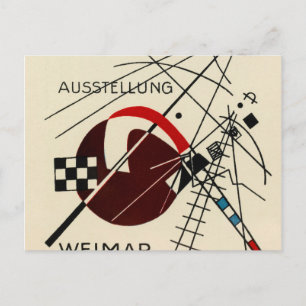 Carte postale pour l'exposition Bauhaus par Kandin