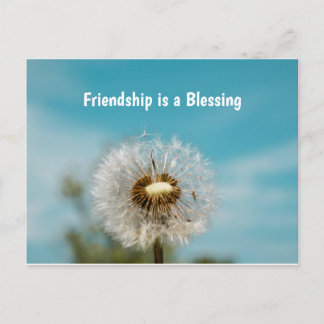 Carte postale pour un ami qui pense à vous