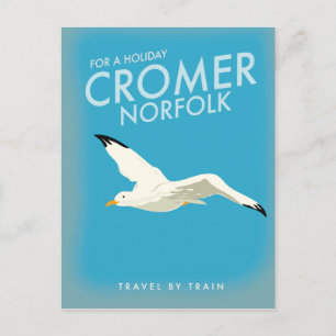 Carte Postale Pour un séjour Cromer Norfolk en train poster de v