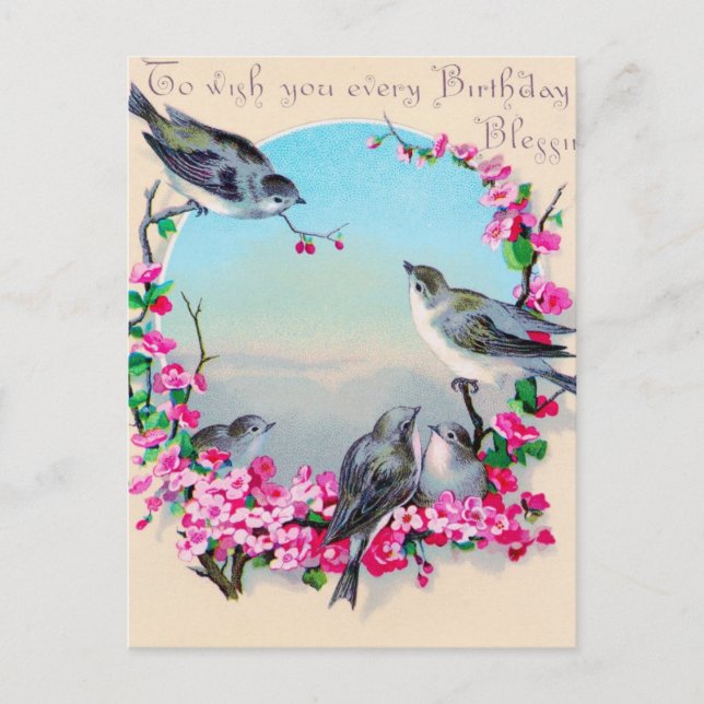 Carte Postale Pour Vous Souhaiter Chaque Anniversaire Souhaite (Devant)