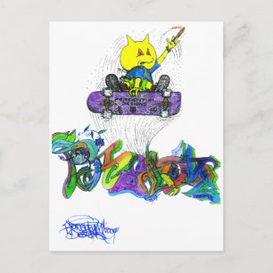 Carte Postale Pourcentage Ollie