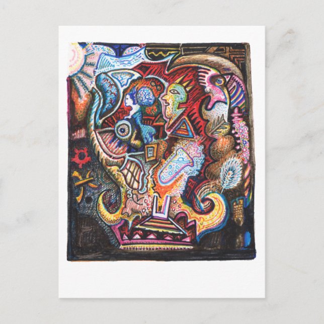 Carte Postale Poursuite Alchimique (Devant)