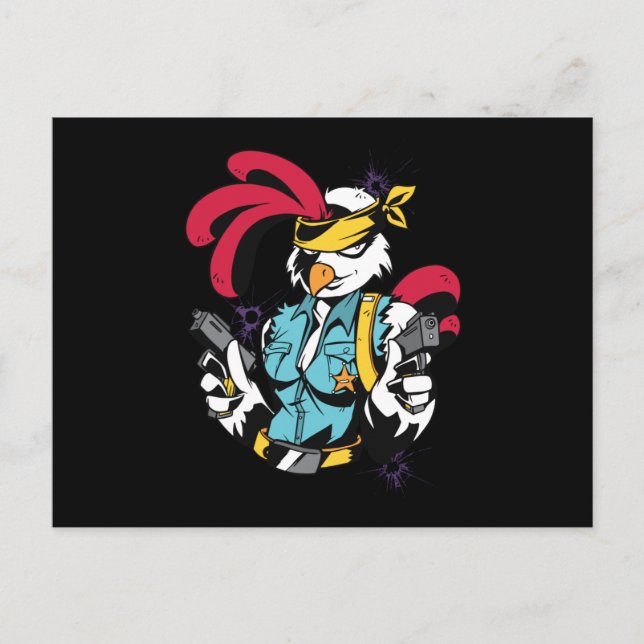 Carte Postale Poussette armée (Devant)