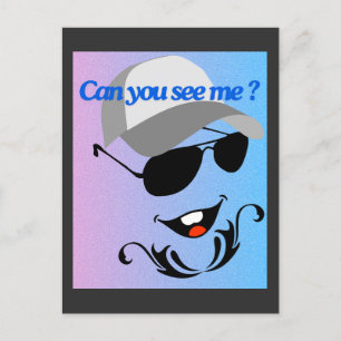 Carte Postale Pouvez-Vous Me Voir ?
