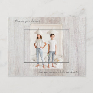 Carte Postale Pouvons-Nous Obtenir Un Don De Noël Chic Photo En