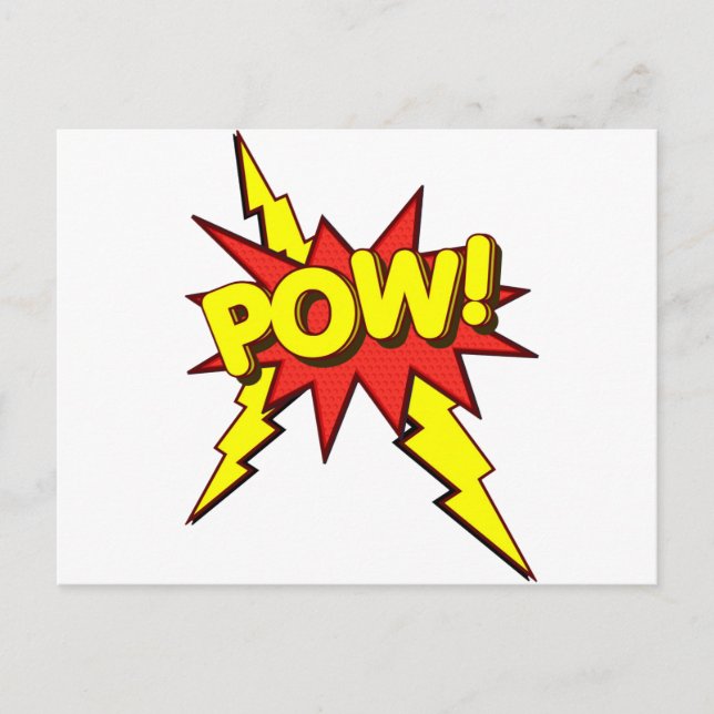 CARTE POSTALE POW ! ! ! ! (Devant)