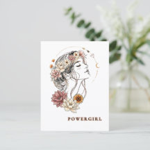 Powergirl – Femme Florale, Force & Amour de Soi