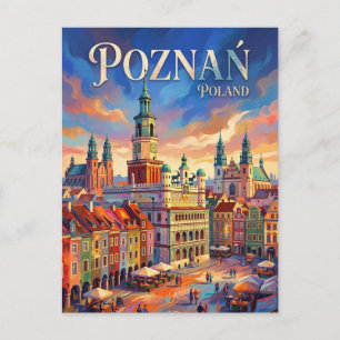 Carte Postale Poznań Pologne
