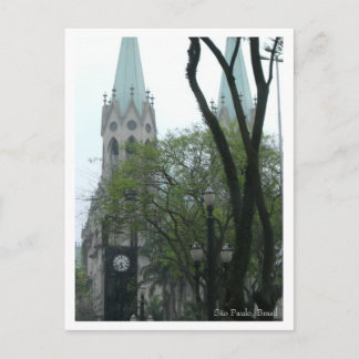 Carte postale Praça da Sé - Customisée