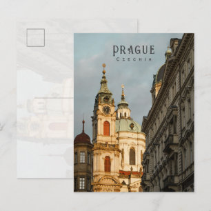 Carte Postale Prague Architecture Historique, Tchéquie voyage